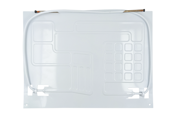 Випарник для холодильника універсальний 400*300 мм, d=6 мм, 2-вивідний (L=560/570 мм), фото 1