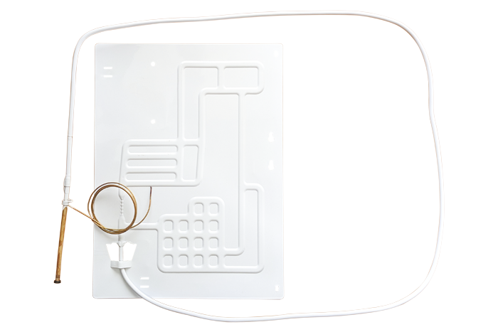 Випарник для холодильника універсальний 370*275 мм, d=6.2 мм, з капіляром, фото 1