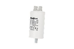 Конденсатор CBB60-E 20 мкФ, 450 В, Whicepart (клеми + болт)