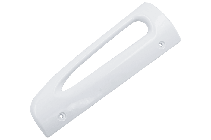 Ручка для холодильника Indesit C00857150, GO02A119IDC, L245 мм (низ права / верх ліва), фото 1