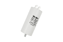 Конденсатор CBB60-E 45 мкФ, 450 В, Whicepart (клеми + болт)