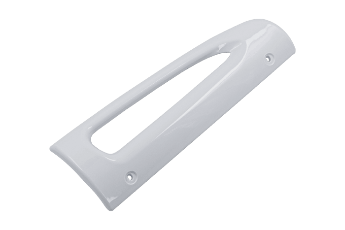 Ручка для холодильника Indesit C00857151, GO02A118IDC, L245 мм (низ ліва / верх права), фото 1