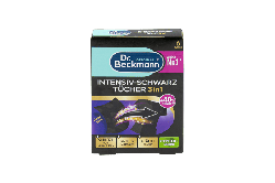Серветки для відновлення кольору чорних тканин Dr.Beckmann Intensiv-Schwarz Tucher, 6 шт