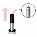 Барний стілець зі спинкою Bonro BN-087 чорний (чорна основа), фото 7