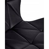 Барний стілець зі спинкою Bonro BN-087 чорний (чорна основа), фото 2