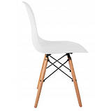 Стіл обідній круглий Bonro В-957-700 + 2 білих крісла В-173 FULL KD, фото 8