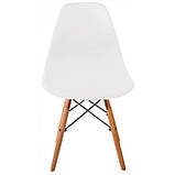 Стіл обідній круглий Bonro В-957-700 + 2 білих крісла В-173 FULL KD, фото 6