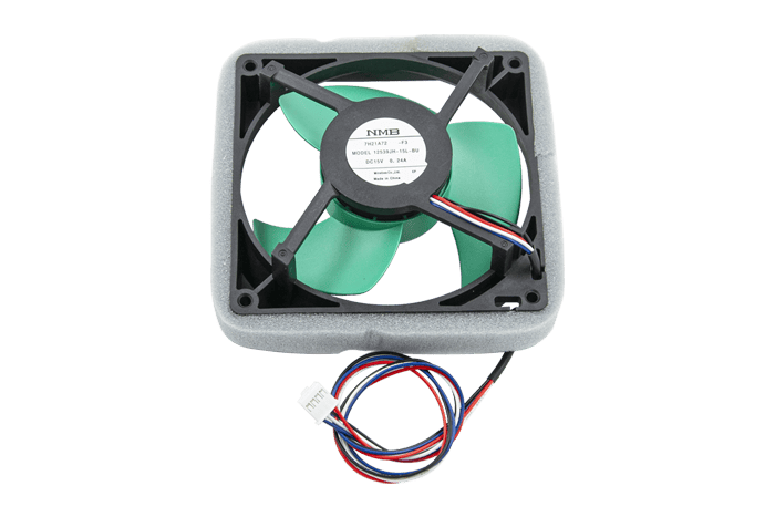 Вентилятор обдування (кулер) для холодильника Sharp 158CBZZ, NMB 12539JH-15L, 126*126*49 мм, 15 В, фото 1