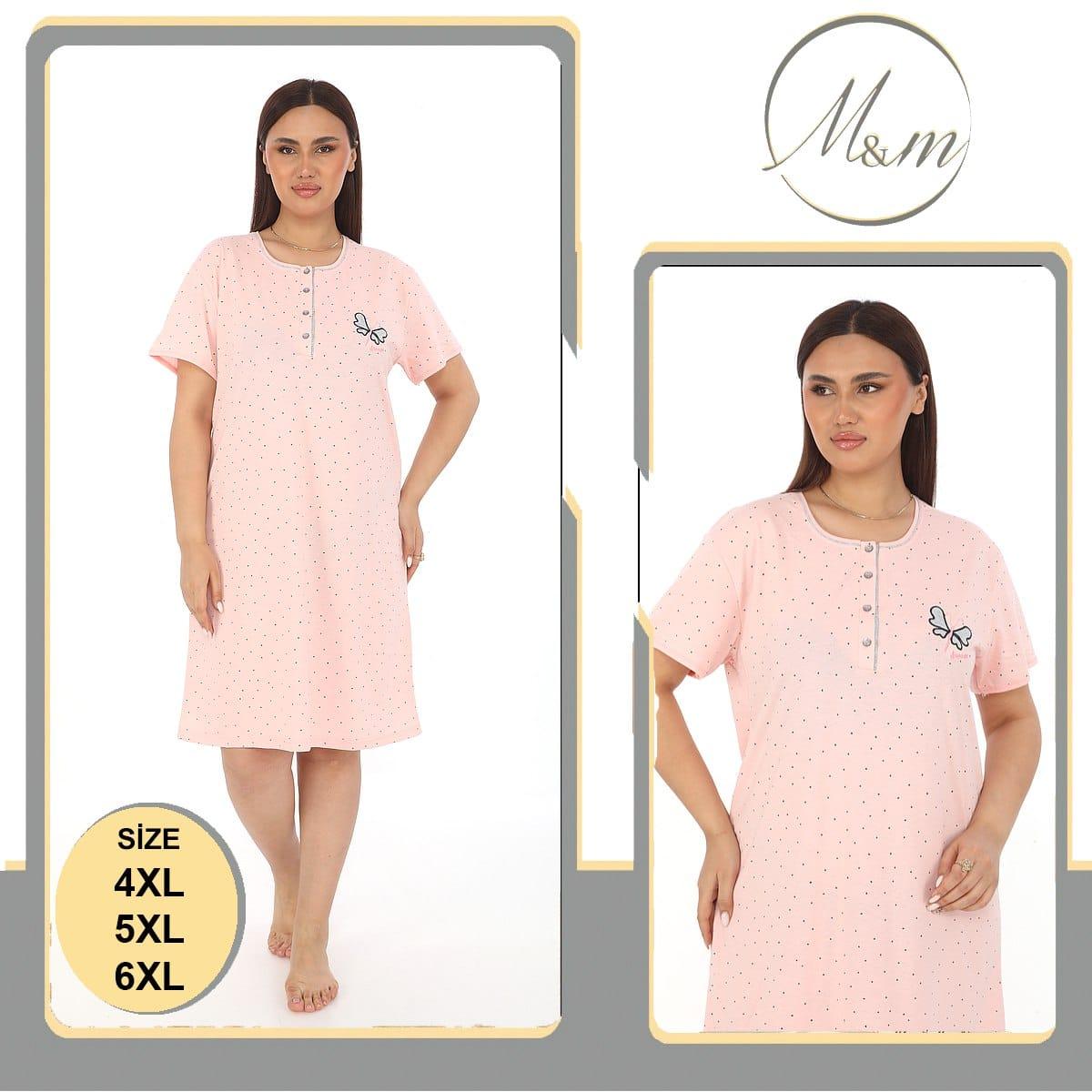 Нічна сорочка великих розмірів 4xl-5xl-6xl., фото 1