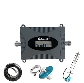 Репітер підсилювач GSM сигналу Lintratek KW16L-DCS, 4G LTE 1800 МГц (повний комплект з антенами та кабелями)