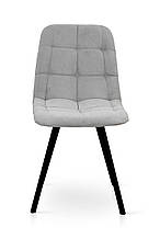 Стілець кухонний обідній з мякою спинкою Софт металевий Мікс Меблі