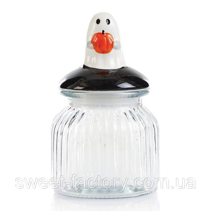 Цукерниця Haunted House Ceramic Lid Ghost Sweet Jar