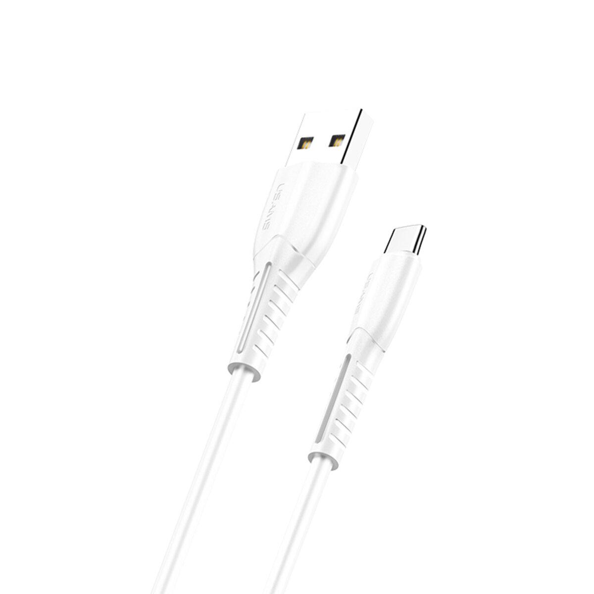 Кабель Usams US-SJ366 U35 USB to Type-C 2A 1m White