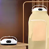 Вертикальна електросушарка для одягу з чохлом Портативна сушарка для білизни гарячим повітрям і таймером, фото 4