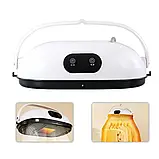 Вертикальна електросушарка для одягу з чохлом Портативна сушарка для білизни гарячим повітрям і таймером, фото 6