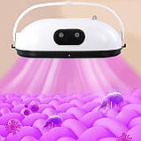 Вертикальна електросушарка для одягу з чохлом Портативна сушарка для білизни гарячим повітрям і таймером, фото 7