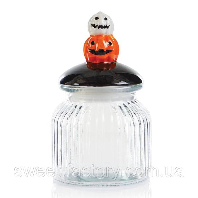 Цукерниця Haunted House Ceramic Lid Pumpkin Sweet Jar
