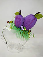 Обруч на голову слива обідок зі сливою до костюму сливи сливки обруч слива Обруч Слива для дівчинки обруч сливки Обруч Слива