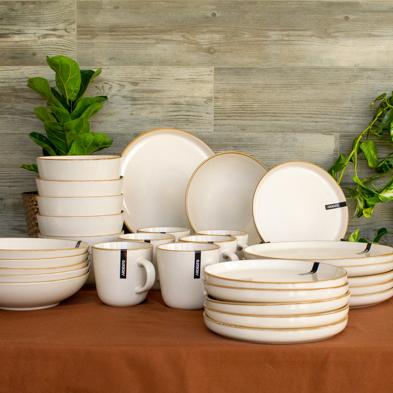 Сервіз із керамічного посуду 30 предметів Ardesto Apulia