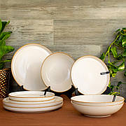 Сервіз із керамічного посуду 9 предметів Ardesto Apulia