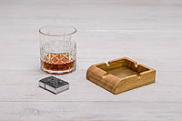 Дерев'яна попільничка із дуба «Квадрат»