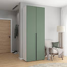 Шафа з полицями та штангою. Фасад МДФ №1, фото 2