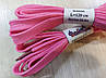 Шнурки Неон ФМ Фуксія для спортивного взуття 8мм плоскі (L=120см), фото 3
