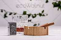 Дерев'яна попільничка із дуба «Вежа»