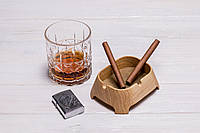 Дерев'яна попільничка із дуба «НЛО»