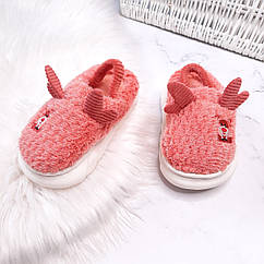 Дитячі домашні капці від 26 до 27 розміри кімнатні хутряні зимові капчики для хлопчика садочка будинку