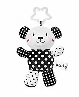 Брязкальце підвіска контрастне Ведмедик