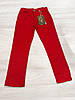 Джинси для дівчинки червоні 116 розміру, фото 2