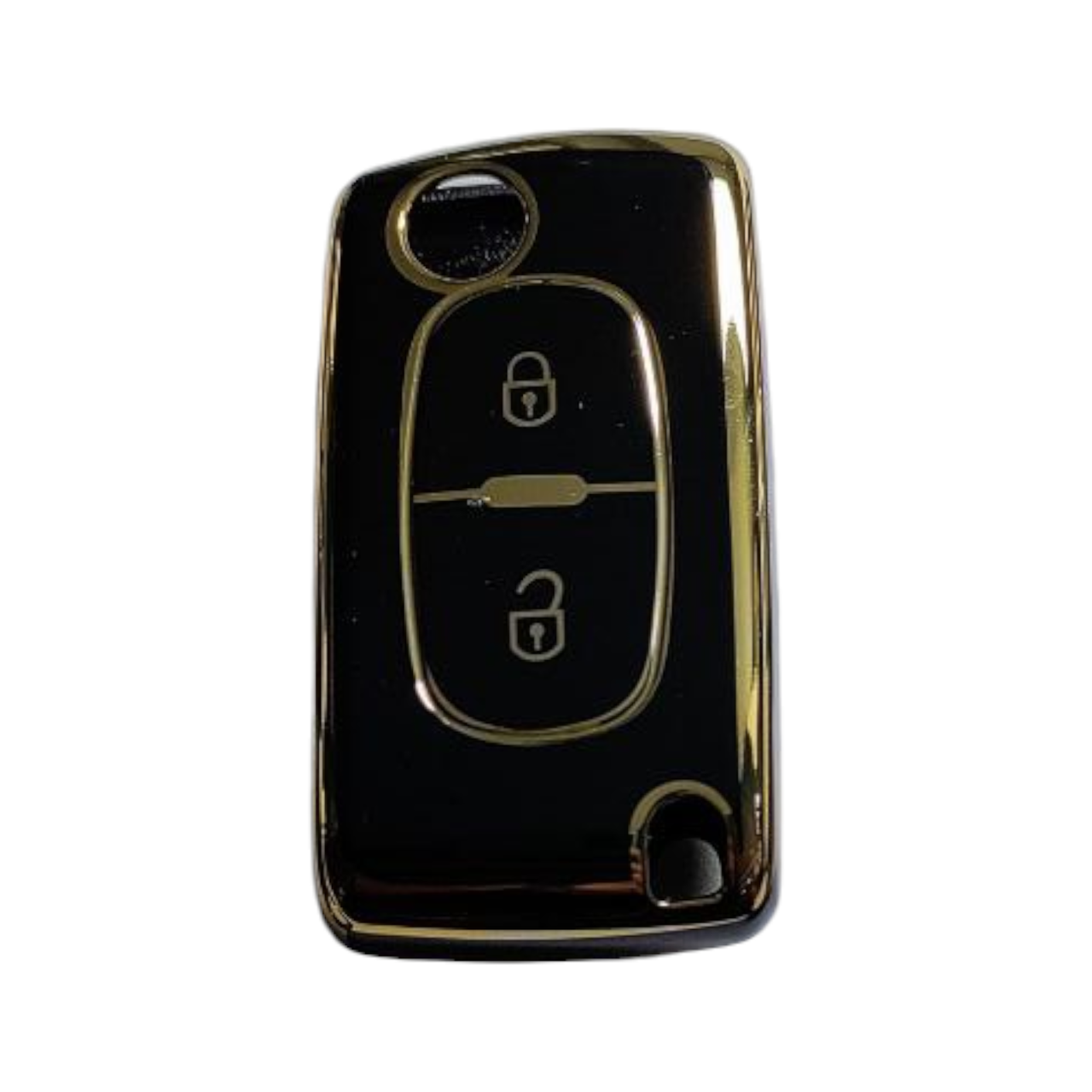 Чохол для ключа Peugeot чорний, фото 1