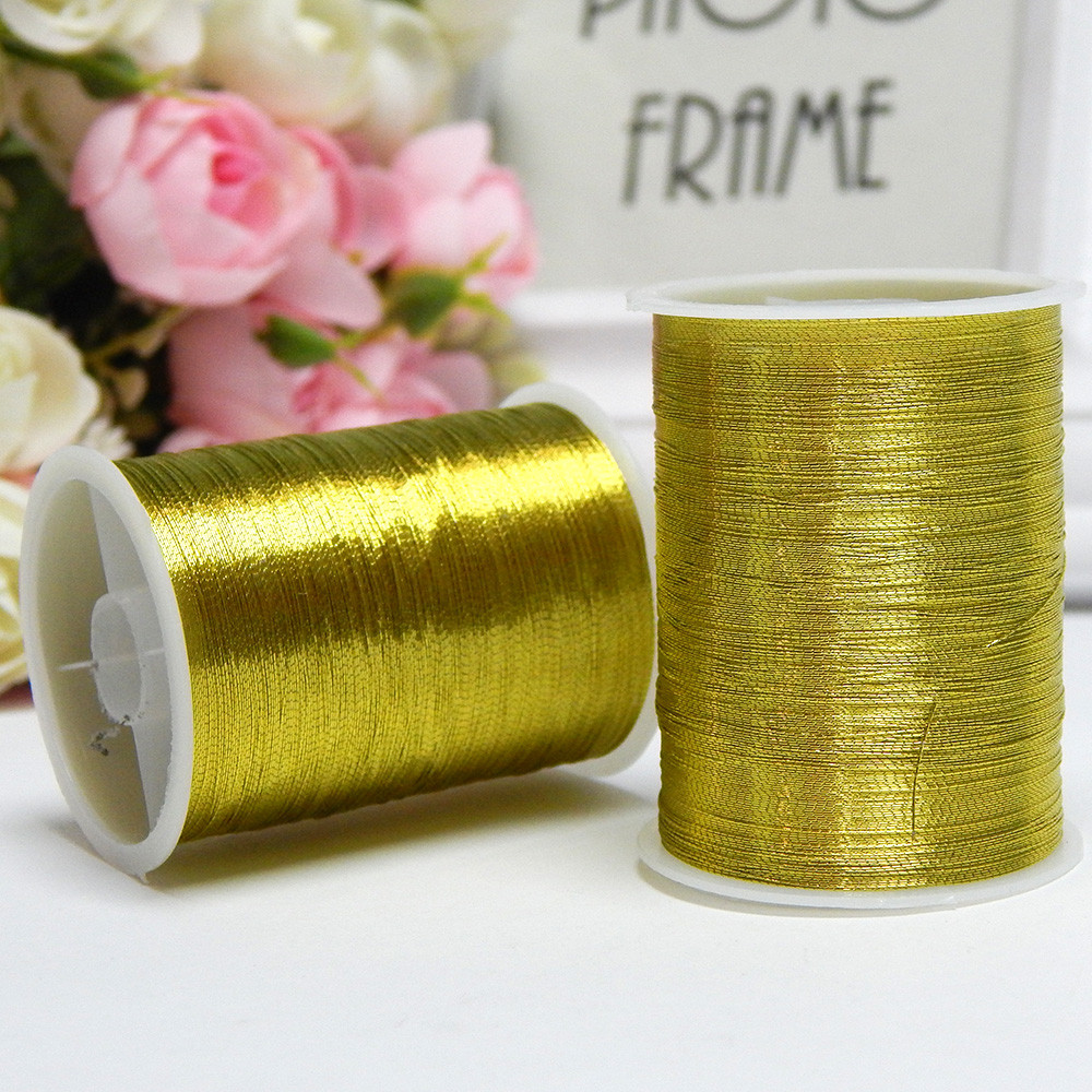 Нитка люрекс, золото, 50 м