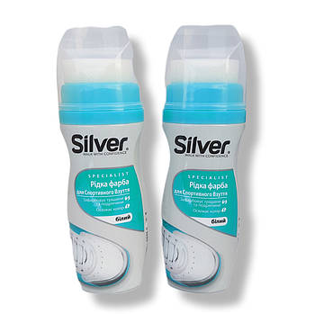 Сільвер Silver рідка фарба біла для спортивного взуття 75 мл