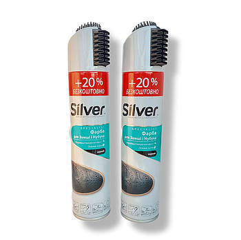 Сільвер Silver спрей фарба-відновник для Набука та Замші 300 мл темно-синій океан