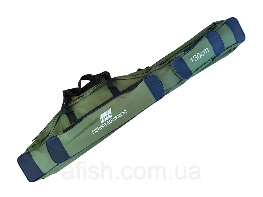 Чохол для вудилищ EOS 150 см 3 відділення м'який, фото 1