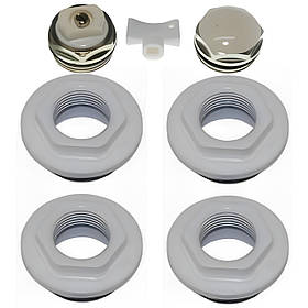 Комплект футорок секційного радіатора CRISTAL NR-2011 1/2| (HT 404)