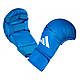 Рукавички для карате Adidas WKF (661.22) Blue без захисту великого пальця XS, фото 3