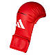 Рукавички для карате Adidas WKF (661.22) Red без захисту великого пальця XS, фото 4