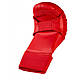 Рукавички для карате Adidas WKF (661.22) Red без захисту великого пальця XS, фото 6