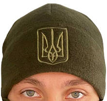 Шапка флісова герб Ranger олива 55-57 (RA8953), фото 4