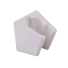 Тримач для лійки душовий H2-00 Пластик ABS, точковий, білий