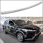 Захисна накладка на задній бампер для Toyota Corolla Cross 2022+ /нерж.сталь/