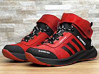 Зимові шкіряні черевики, кросівки термо, Adidas Terrex Swift Gore-Tex