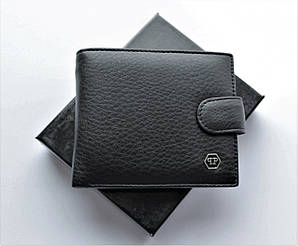 Чоловічий шкіряний гаманець Philipp Plein з затиском