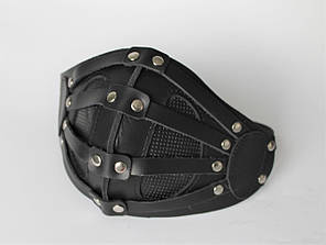 Шкіряна чоловіча маска ручної роботи