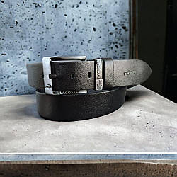 Чоловічий шкіряний ремінь Lacoste для джинсів