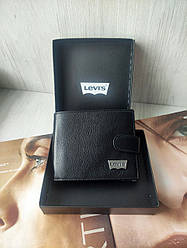 Чоловічий шкіряний гаманець Levis