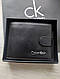 Чоловічий подарунковий набір Calvin Klein шкіряний ремінь і гаманець, фото 6